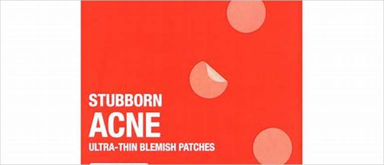 Neutrogena stubborn acne patches